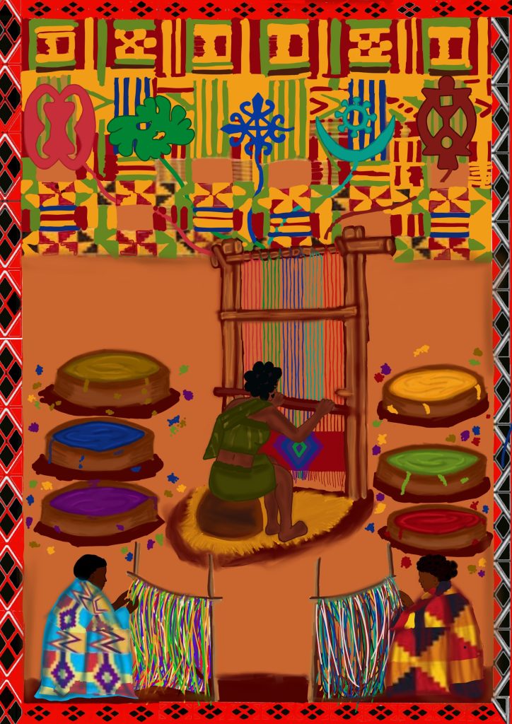 The kente weaver